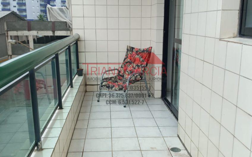 Vende Apartamento na Cidade Ocean – Praia Grande – Contendo 01 Dormitório, sala, cozinha, banheiro, lavanderia com Sacada e 01 vaga de Garagem :REF: 26